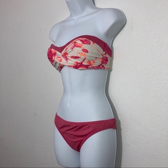 Carmen Marc Valvo 2pc Bandeau Bikini Set XS - Picture 2 of 9